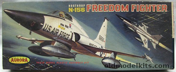 Aurora 1/48 Northrop N-156 (F-5 Prototype) Freedom Fighter, 140-98 plastic model kit